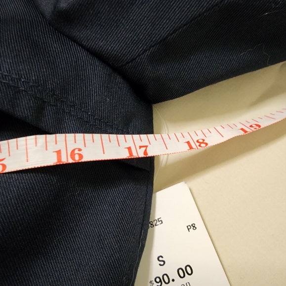 NWT trench coat, dark navy blue, Vero Moda, size small - Picture 5 of 7